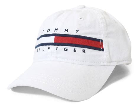 bone da tommy hilfiger horizontal branco bicolor original|bonés tommy hilfiger.